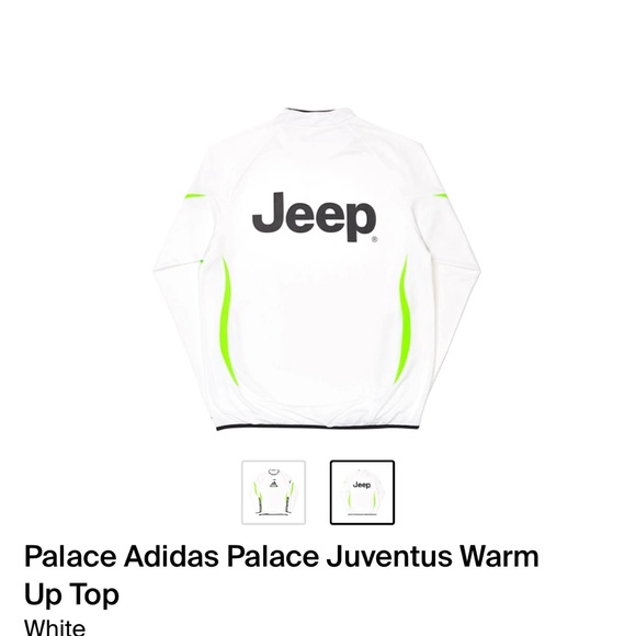 Palace Adidas Jeep Juventus Warm Up Jersey long sleeve - Picture 2 of 7